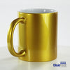 Taza de cerámica 11oz Dorada o Plateada (Caja de 36) Blue Heat