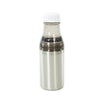 Botella de acero 500ml Plata Cuello de plástico (Caja de 50)