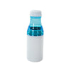 Botella de acero 500ml Blanca Cuello de plástico (Caja de 50)