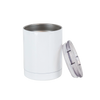 Vaso de Acero 300ml Tipo Barril Blanco (Caja de 12)
