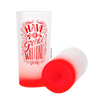 Vaso de vidrio 270ml Estilo Jaibolero Glaseado fondo rojo (Caja de 24)