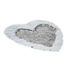 Lámina de lentejuelas Corazón Blanco - Plata (Caja de 100)