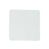 Portavasos de Cuero Cuadrado Blanco (Caja de 24)