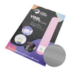 Paquete de 12 hojas de vinil de 51x31cm PVC Silver