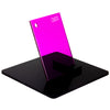Lámina de Acrílico Magenta transparente de 122 x 244 cm de 3 mm Color Make